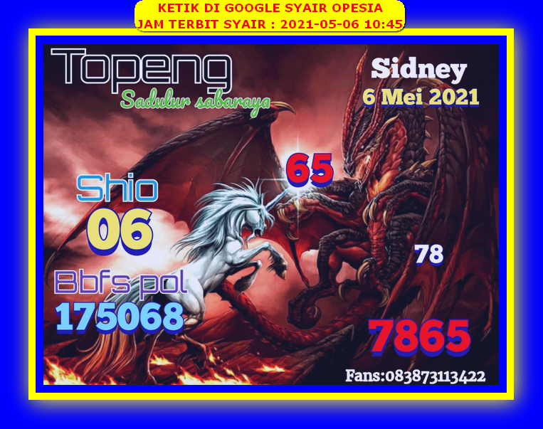 gambar togel sydney