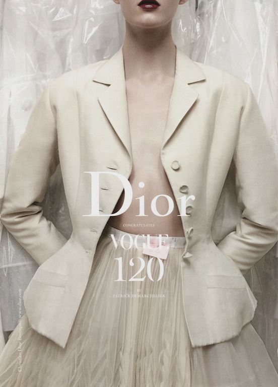 Dior 120th Birthday Daria Stokous Patrick Demarchelier US Vogue