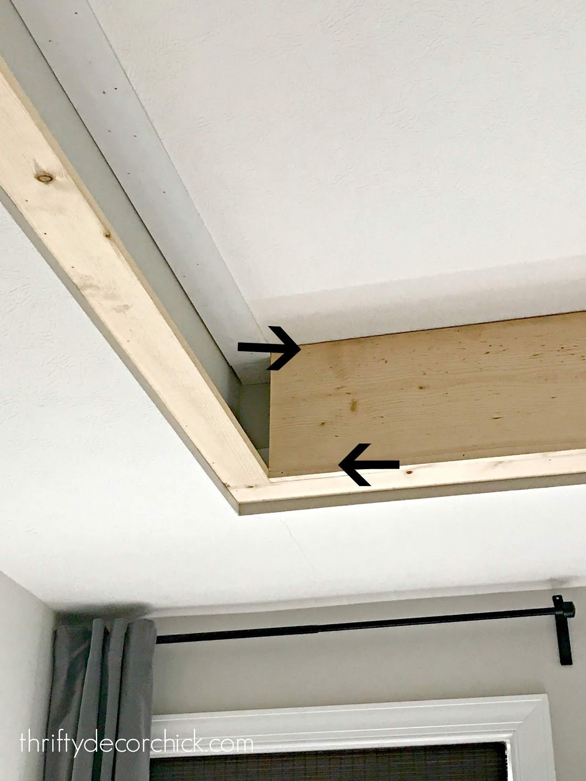 Building "faux" wood beams
