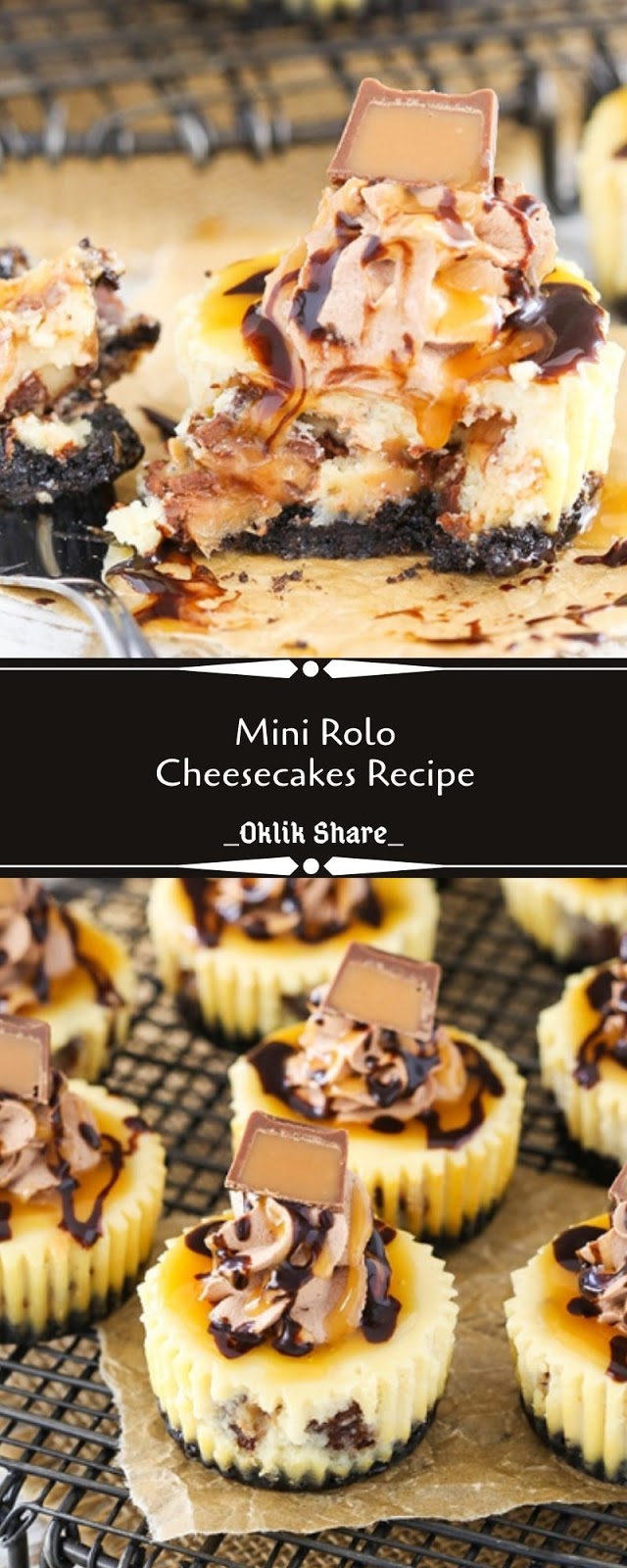 Mini Rolo Cheesecakes Recipe
