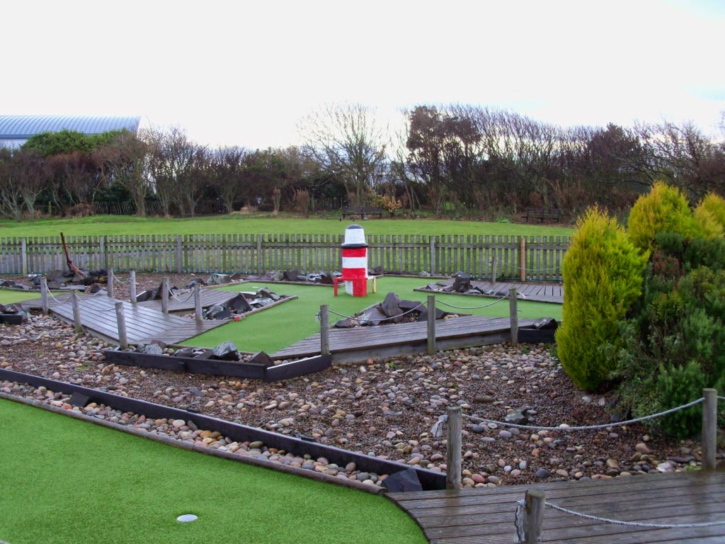 Crazy Golf in Seahouses, Northumberland