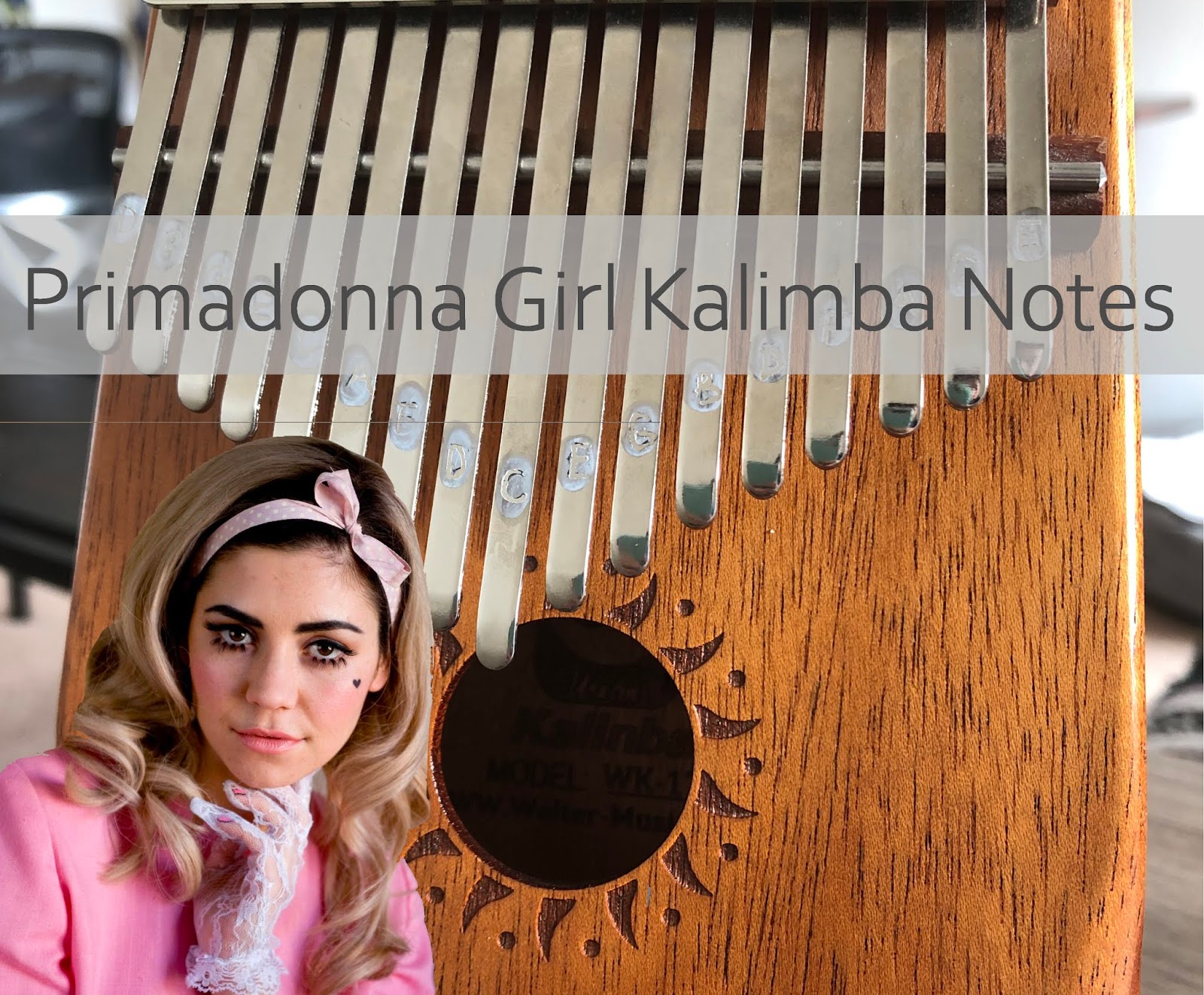 Kalimba Shine Primadonna Girl by Marina Kalimba Tabs