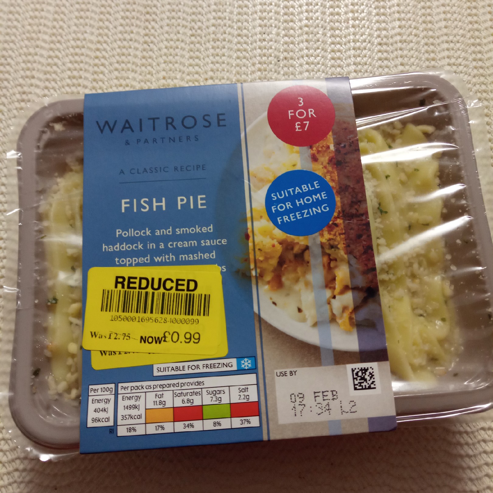 Supersupergirl's Food Reviews Waitrose Fish Pie Review
