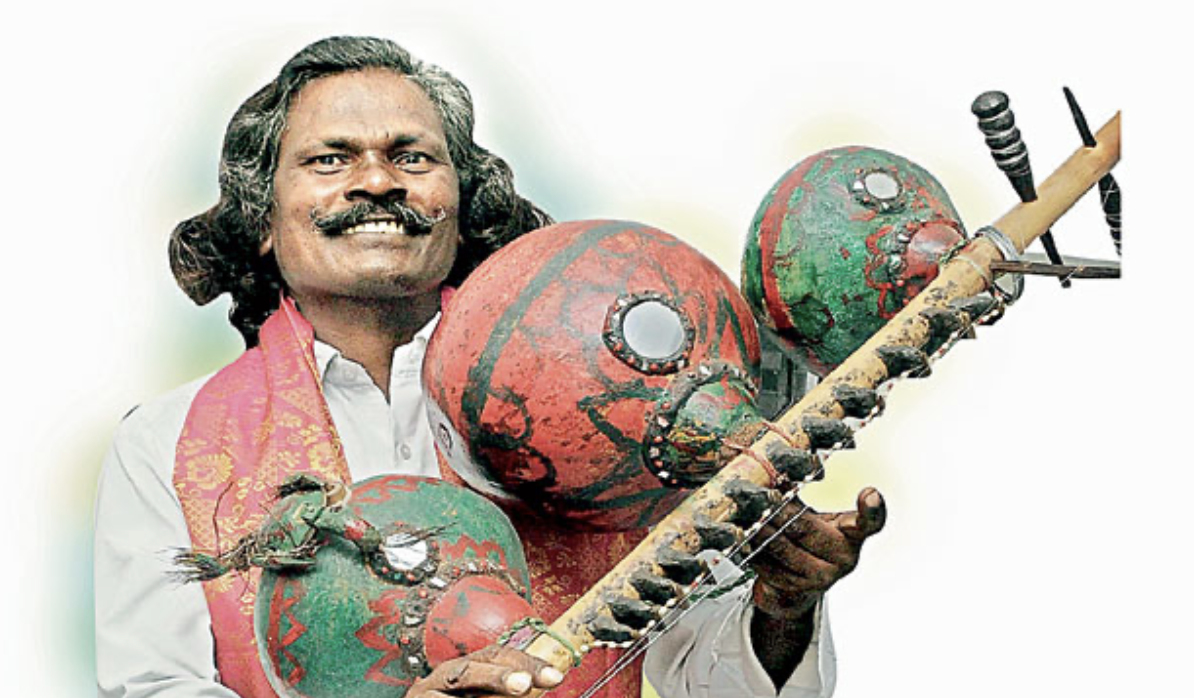 Darsanam Mogulaiah From Bheemla Nayak, The Only Kinnera Artist In 21st  Century - CinemaPichiMama