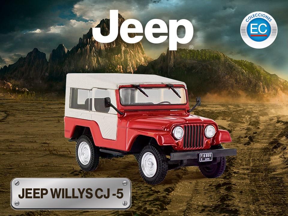 coleccion jeep 1:43, jeep willys cj-5 1:43