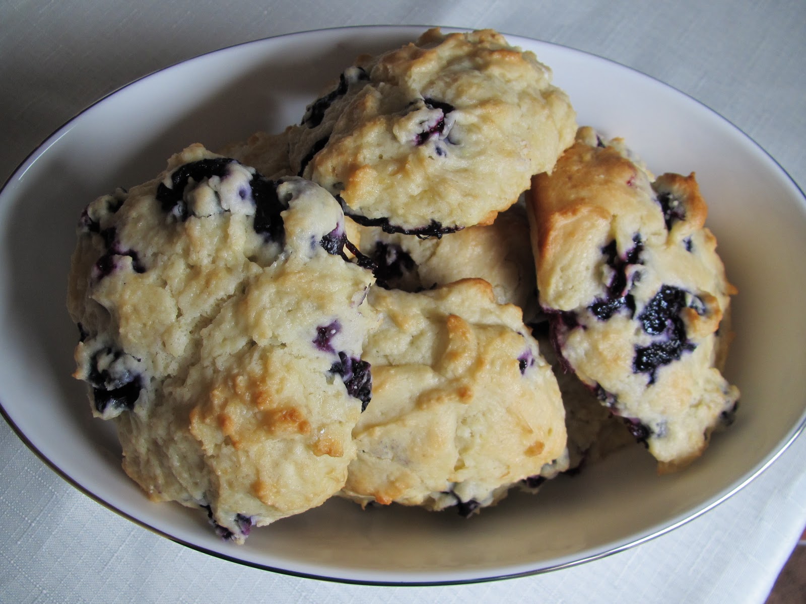 Low Fat Blueberry Scones