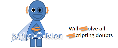 =Scipt-O-Mon=   scripts solution right away.. :)