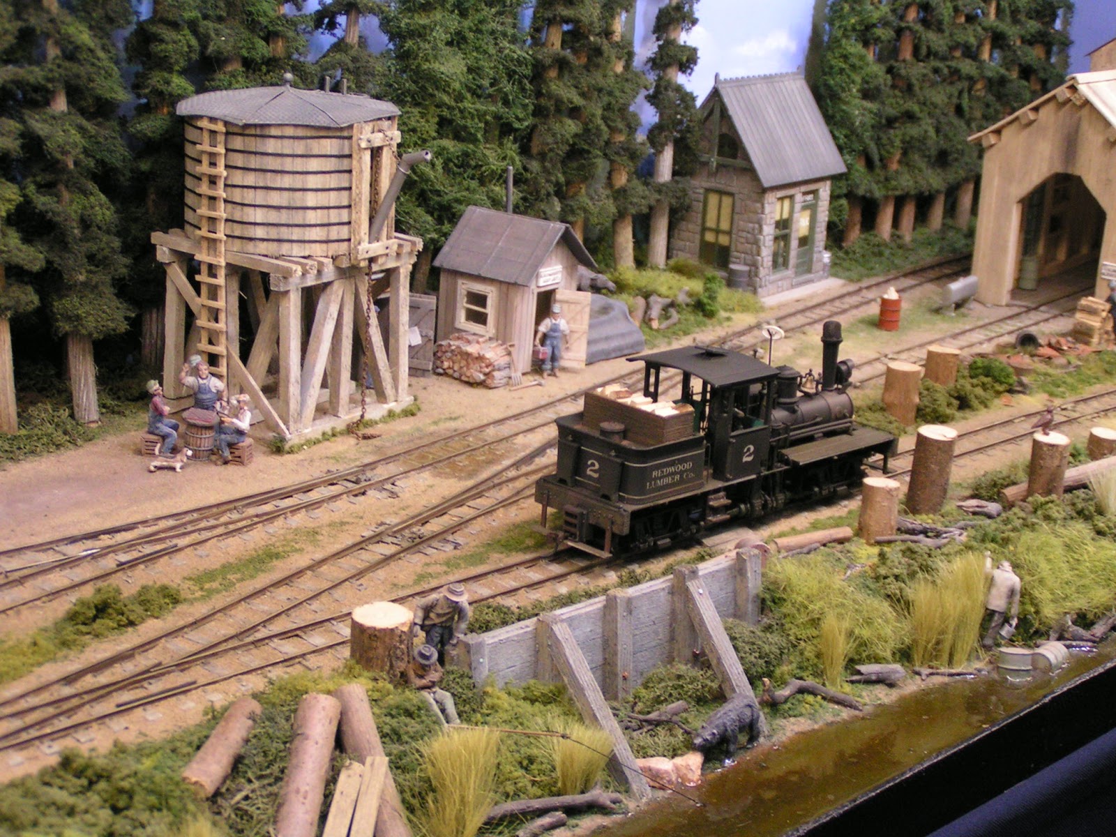 Dampf's modelling page 7mm Narrow Gauge Association model railway