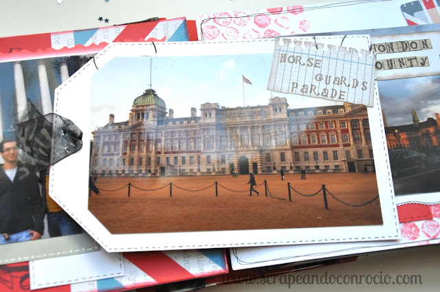 Mini álbum viaje Londres scrapbooking