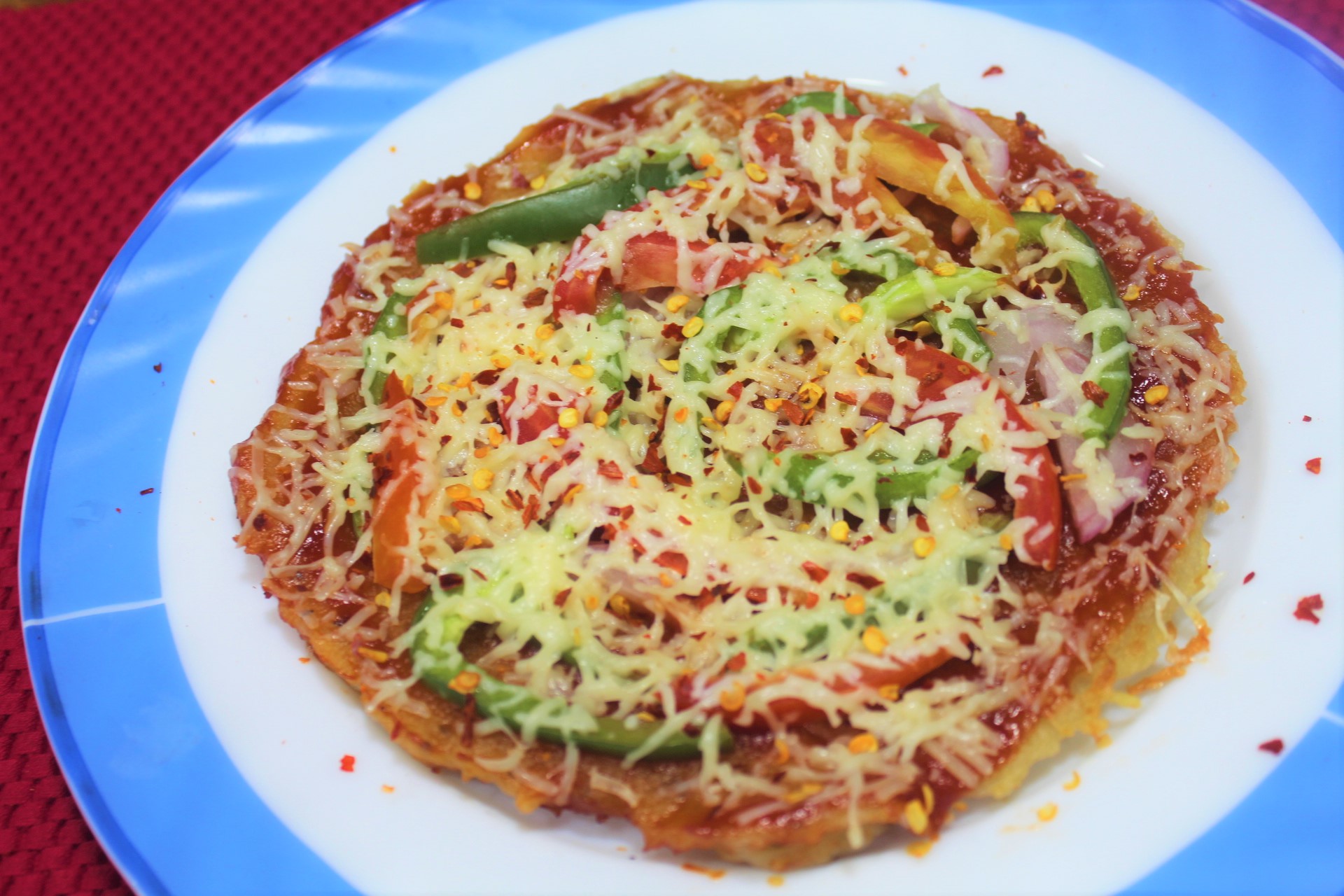 Instant Pizza Recipe Pizza Without Base Gujarati Rasoi