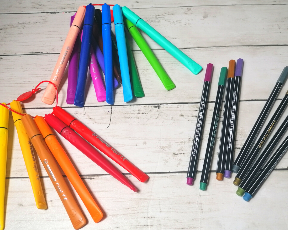 Official The Gruffalo Chunky School Fibre Colouring Pens Chunky Felt Pens 