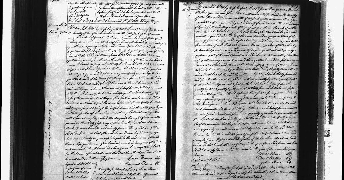 GeneaMusings Amanuensis Monday 1794 Deed of Simon Gates from Lucas