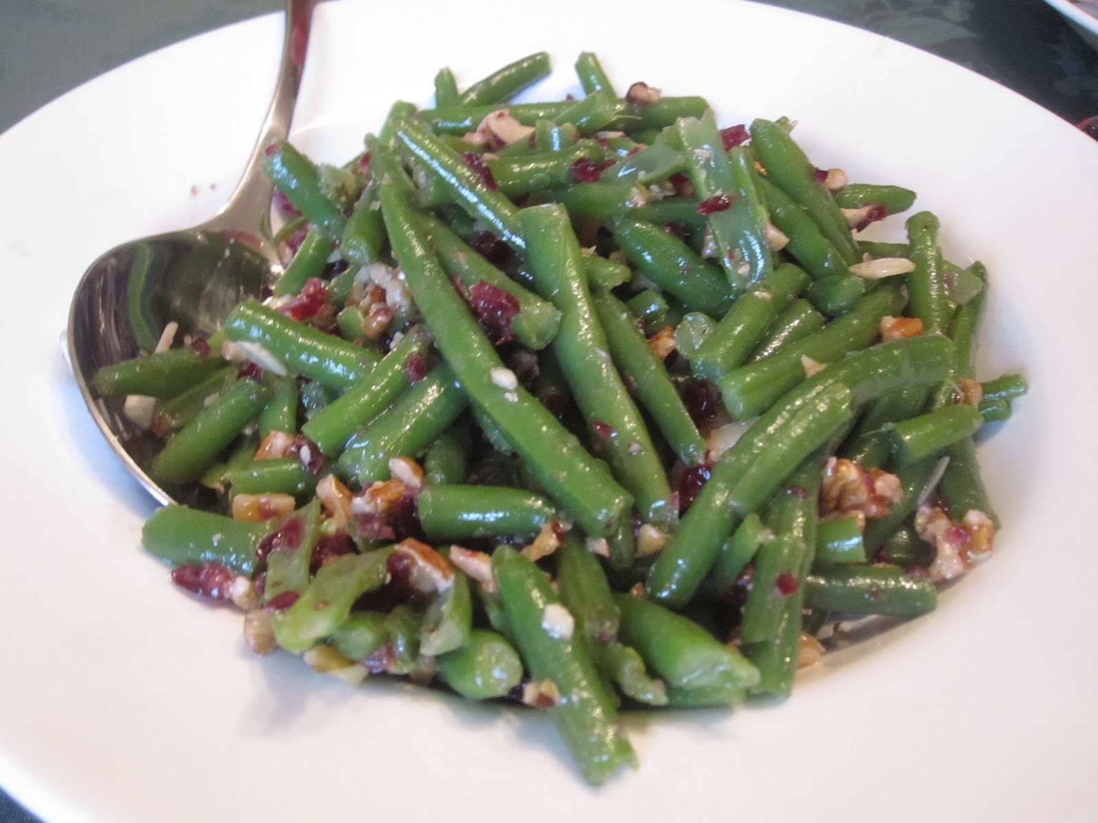 Green Beans with Nuts and Cranberries