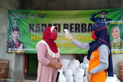 kadafi Tim Kadafi Berbagi Sembako ke Masyarakat Lampung