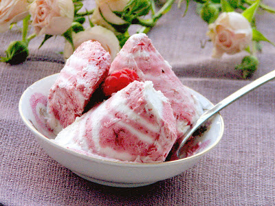 Inghetata combinata visine - cocos