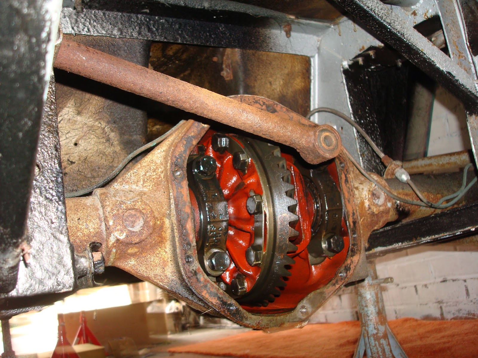 Reliant Scimitar GTE V8 Build Returning to work on Scimitar, Rear axle