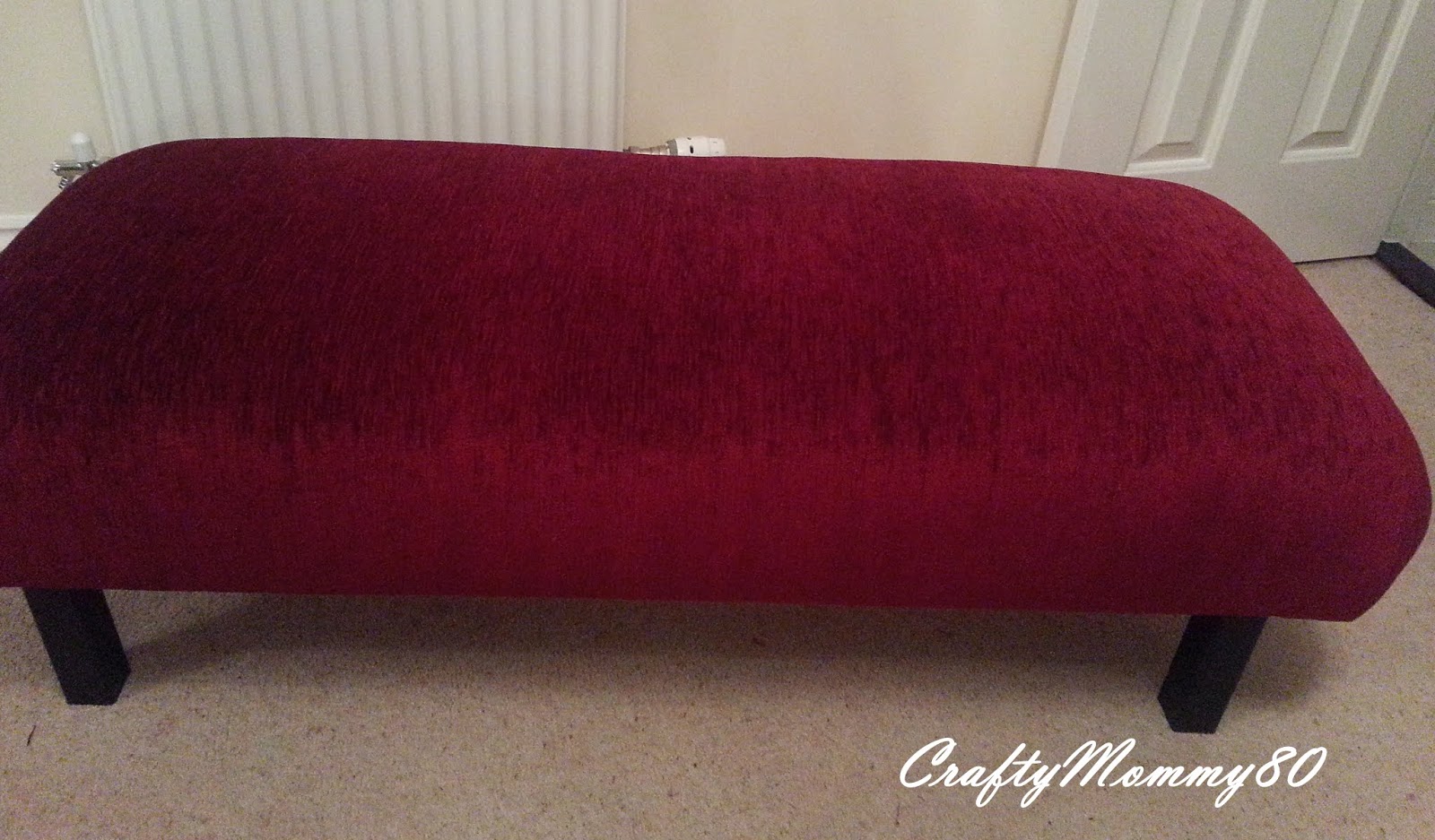 Crafty Mommy EndofBed Bench DIY Tutorial