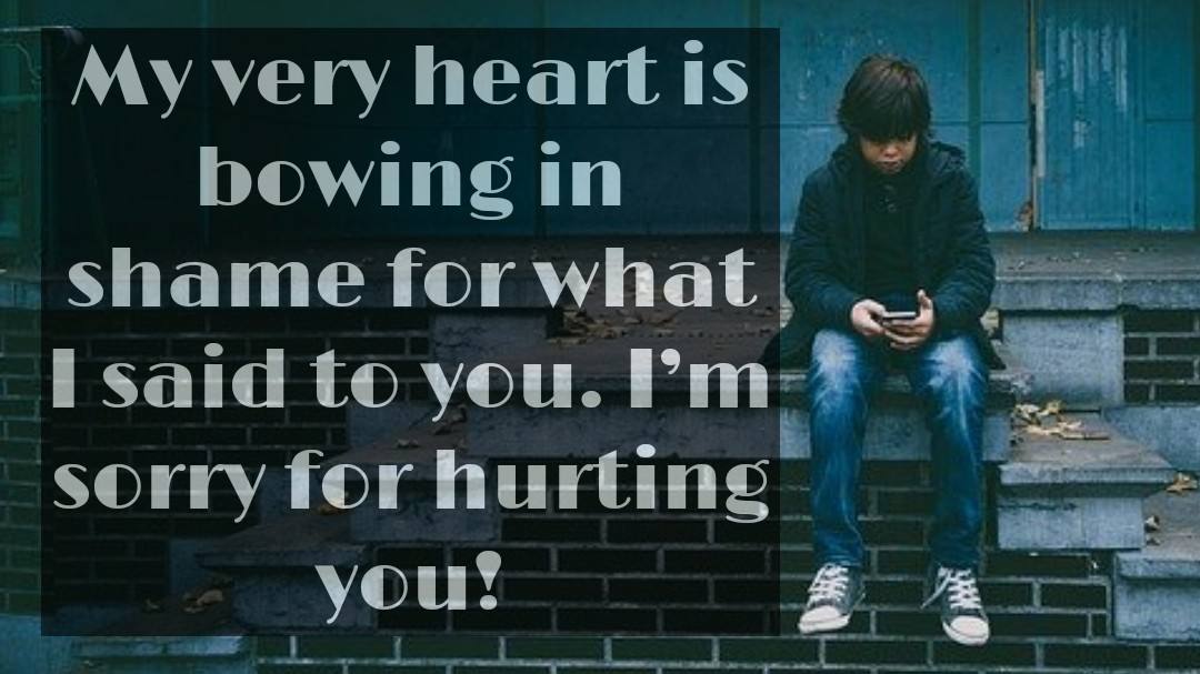 Sorry msg for gf