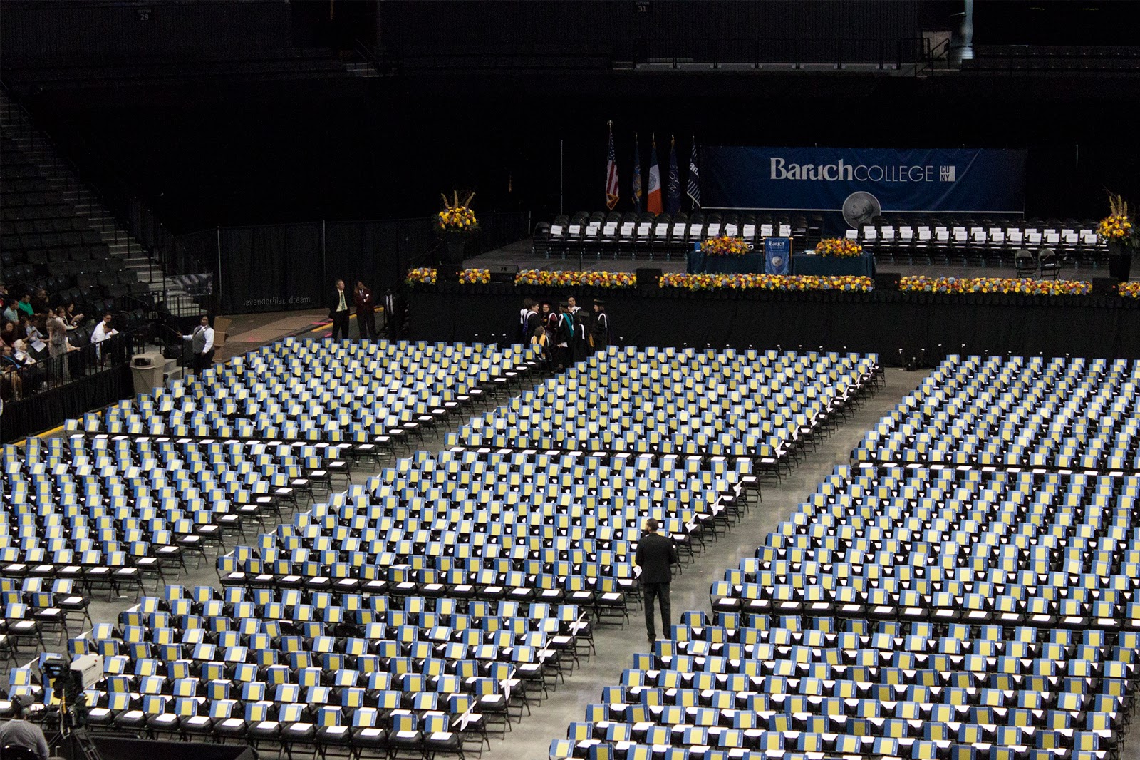 Baruch College, Barclays Center, Barclays Center inside, 2015 Commencement, undergraduate, graduation, New York