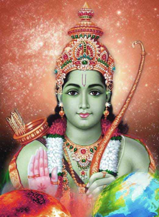 Body Structure Of Lord Rama