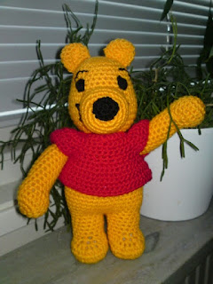 virka nalle puh, crochet winnie the pooh