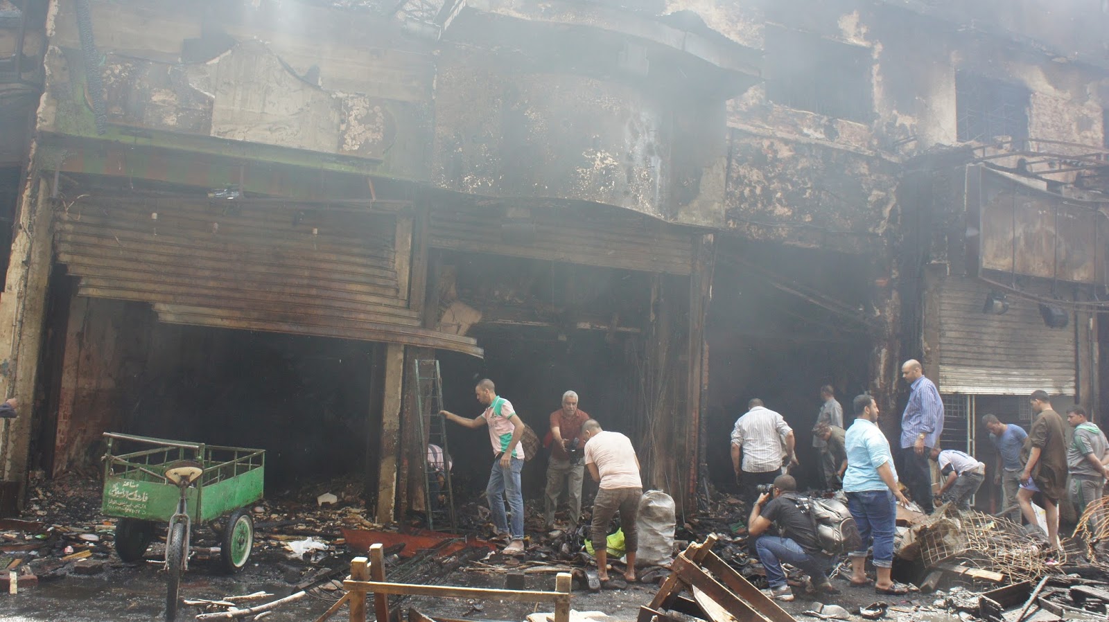 Egyptian Chronicles After AlRawiei Fire in video