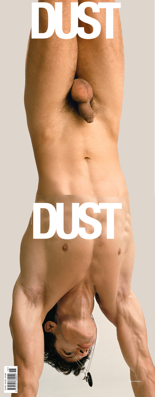 Spanish Versace model Nacho Penín lets it all hang out for DUST Magazine.