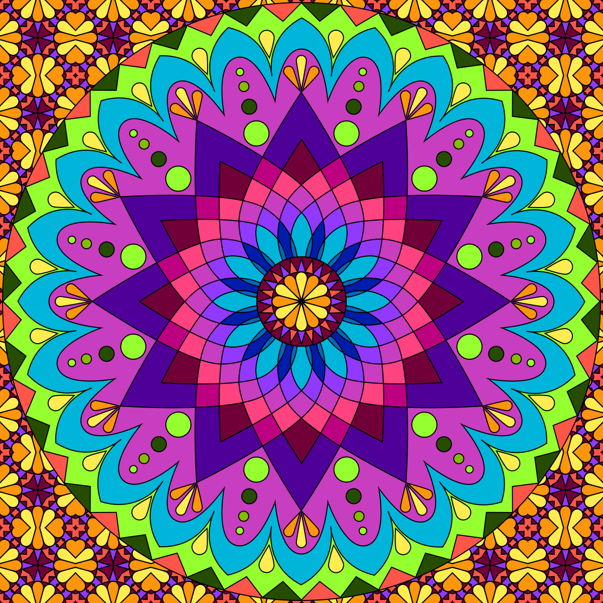 Dont Eat The Paste Mandala To Color