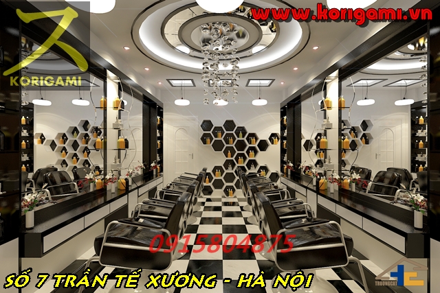 THAM KHẢO CÁC THIẾT KẾ SALON TÓC ĐẸP HIỆN ĐẠI