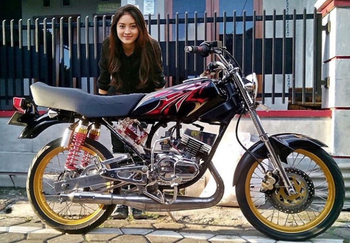 Modifikasi Rx King Warna Hitam Yang Paling Keren - racing 48