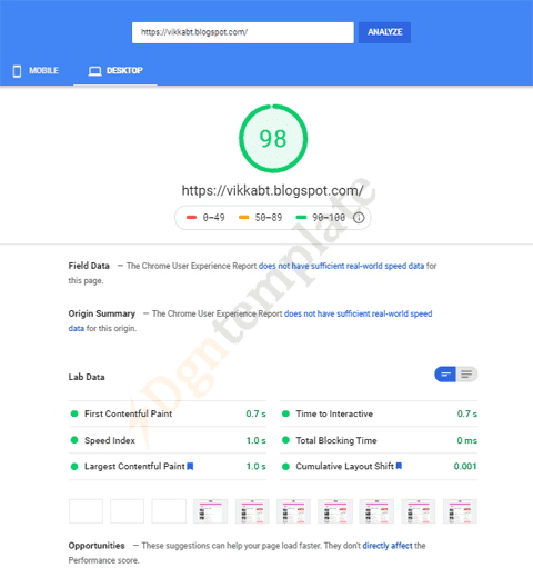 Vikka Blogger Template pagespeed Vikka Blogger Template | SEO Optimized Theme