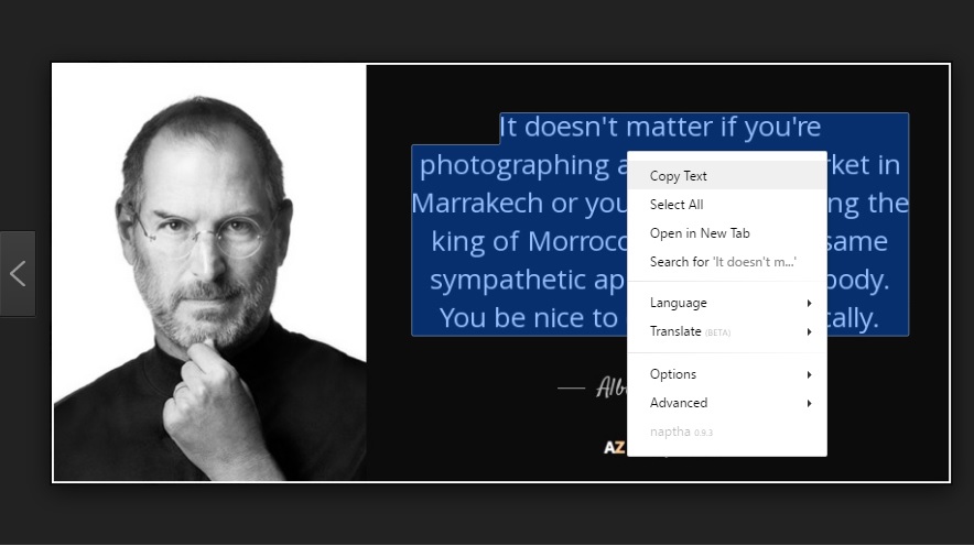 Cara Mudah Copy Teks Dari Gambar - Mafalaz