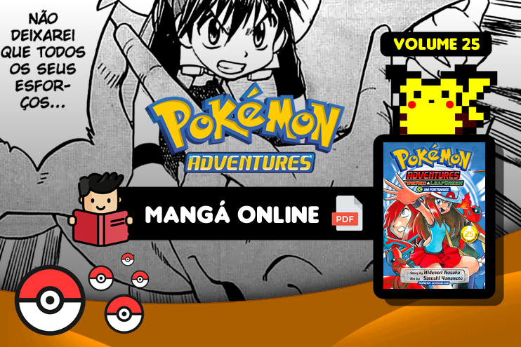 Mangá Pokémon Adventures - Arco FireRed e LeafGreen