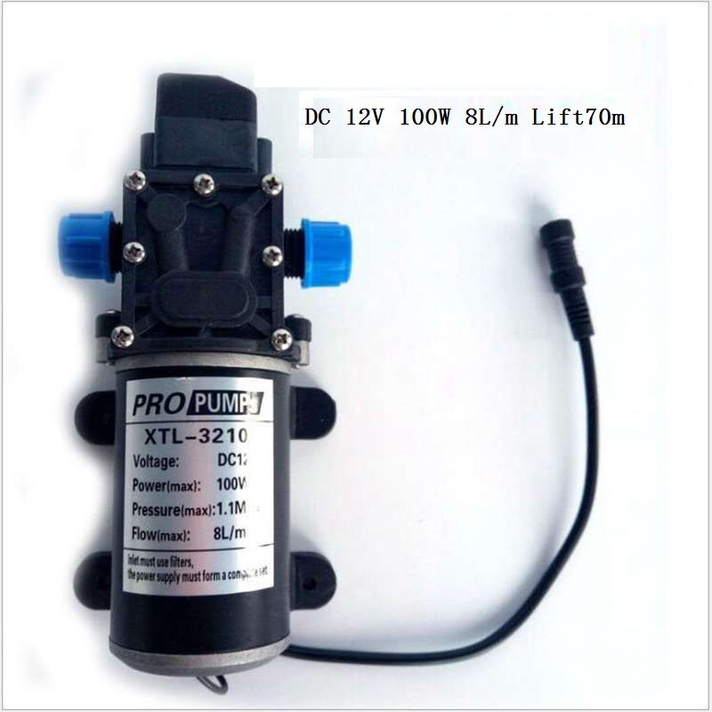 12v 100w high pressure water pump (auto on/off) 8L/M 12v 100w উচ্চ