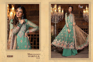 Shree fab Mbroidered mariya b vol 8 Pakistani Suits