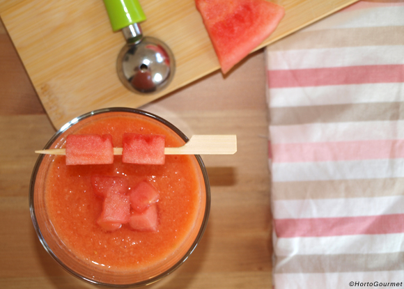Receta Gazpacho de sandía HortoGourmet