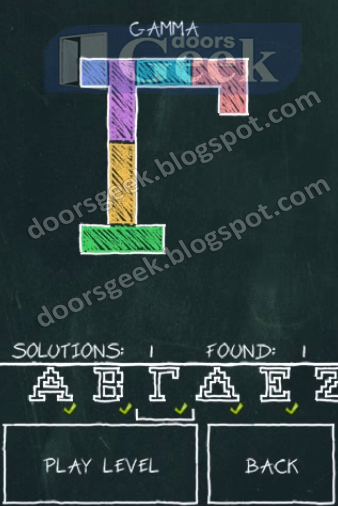 Doodle Fit [Greek Alphabet] - Gamma