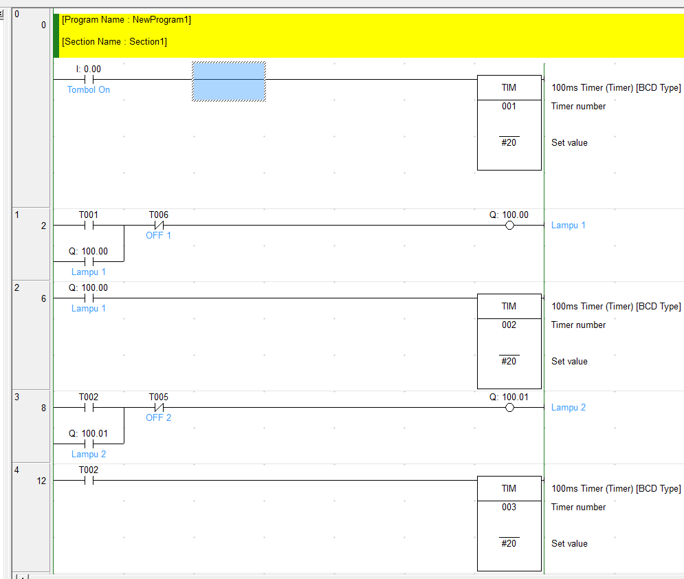 Cara Menggunakan Instruksi Reversible Shift Register (SFTR) di PLC Omron Elektromizer