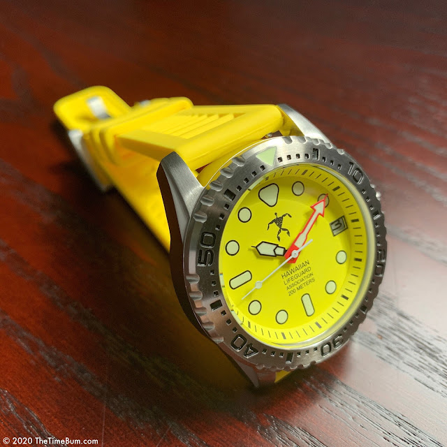 Hawaiian Lifeguard Association Watch Yellow