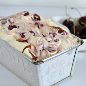 Cherry Chocolate No Churn Ice Cream