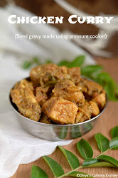 chicken curry semi gravy recipe cooker pressure type using easy