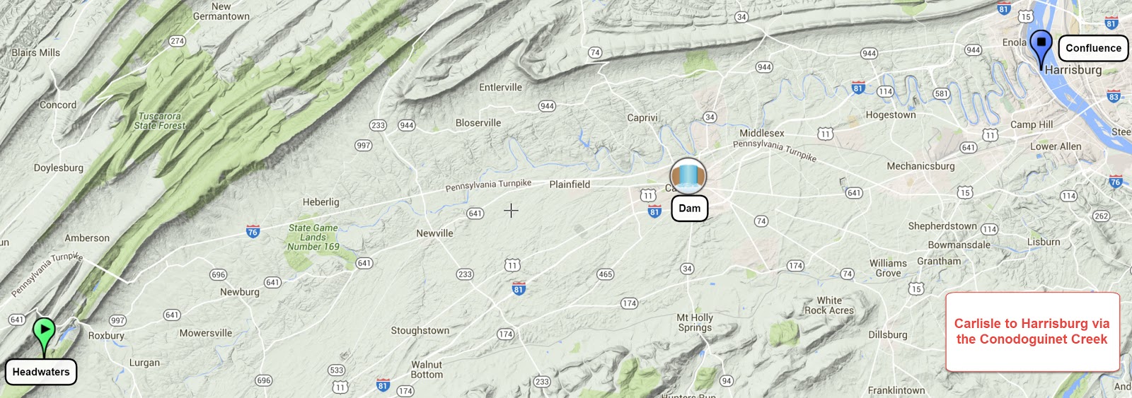 Adventures and Pondering Commute via Creek