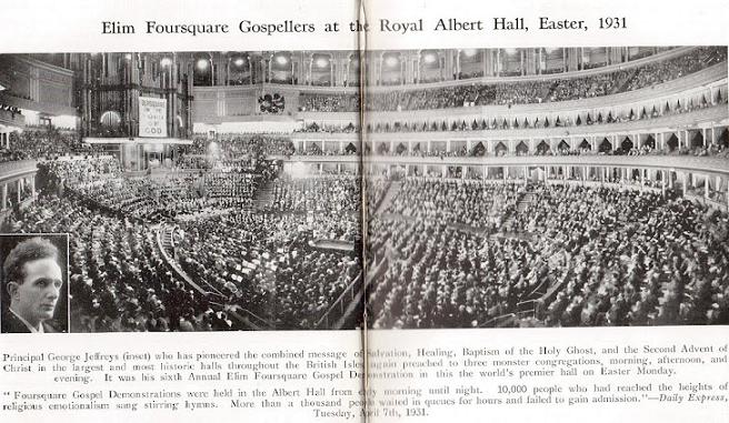 For eleven years, the Albert Hall London would be Filled with 10,000 at each of the Easter service