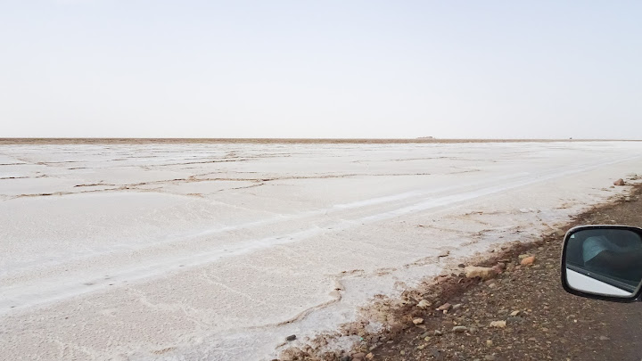 Salty desert in Danakil