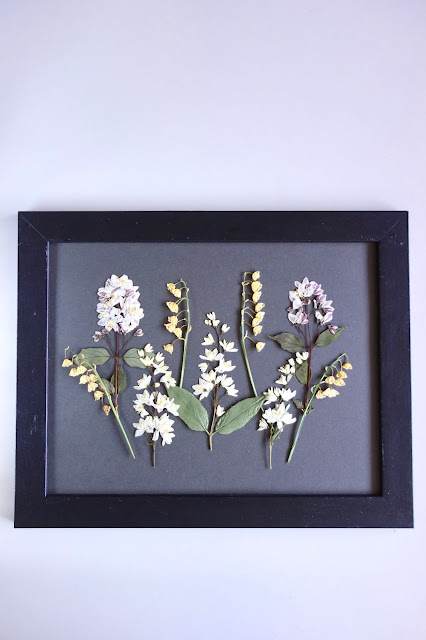pressed flowers, dried flowers, crafting with flowers, blah to TADA, nature crafts, framed flowers, inexpensive art
