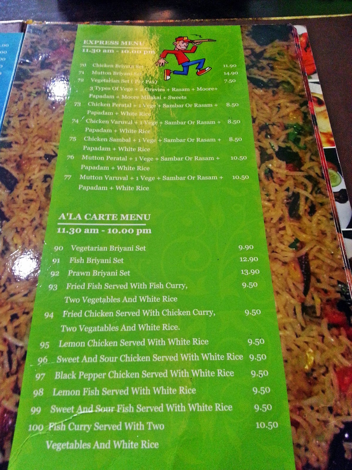 Venoth's Culinary Adventures Restoran Basil Leaves Kajang, Selangor