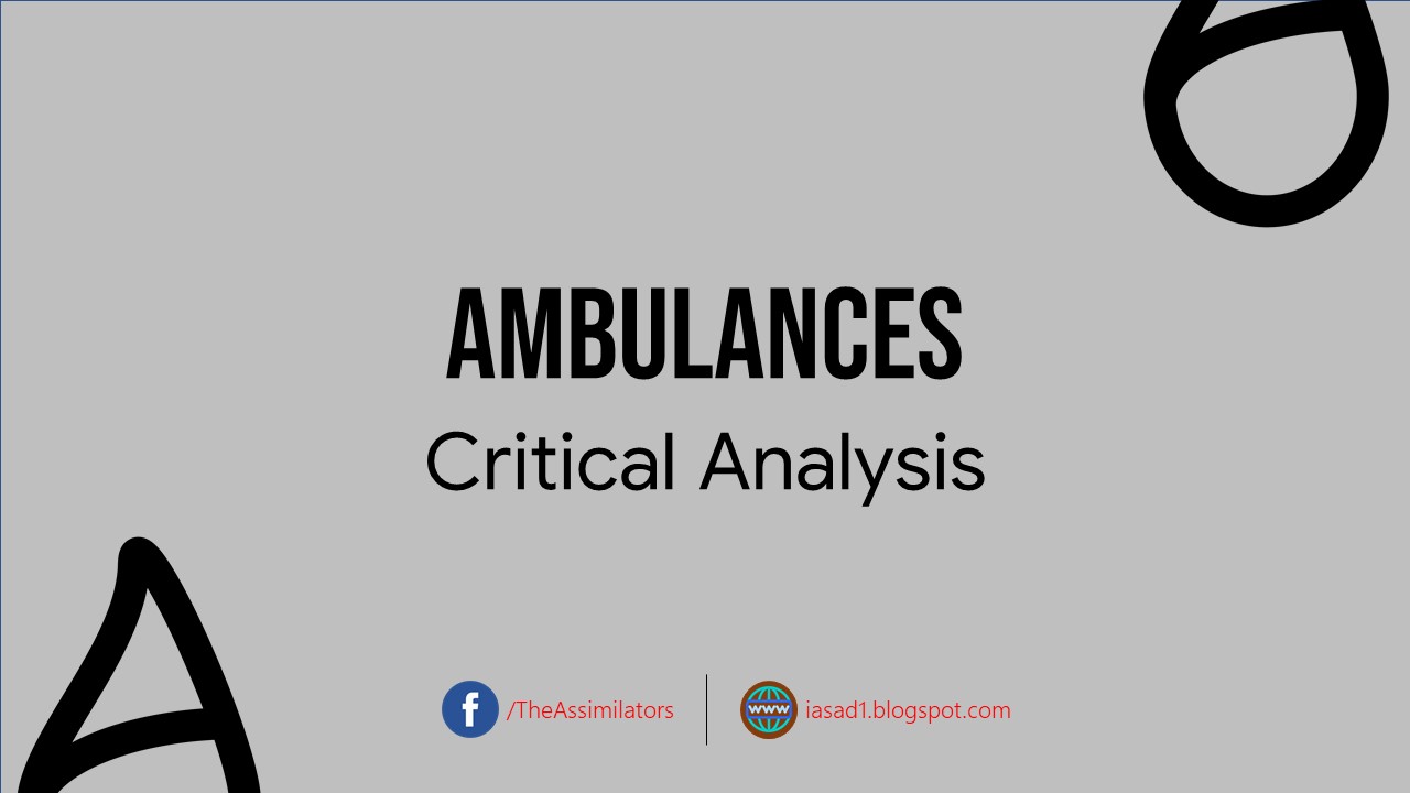 Critical Analysis - Ambulances