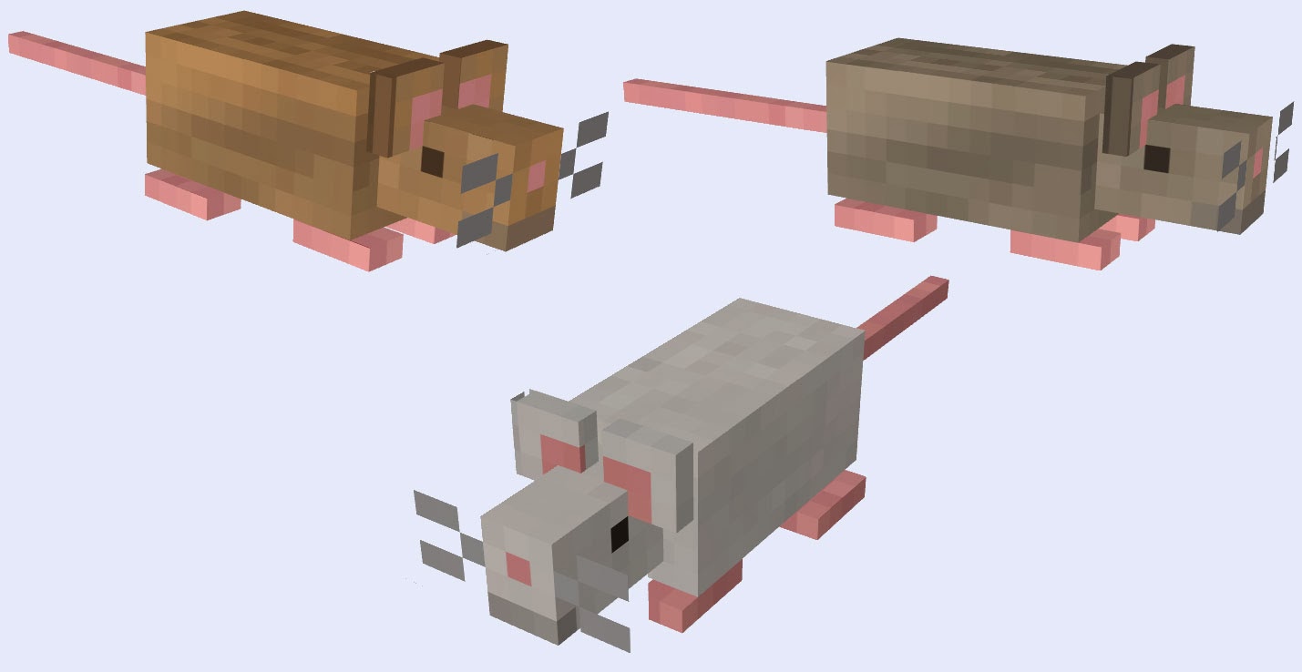 Mo' Creatures ratones Minecraft mod