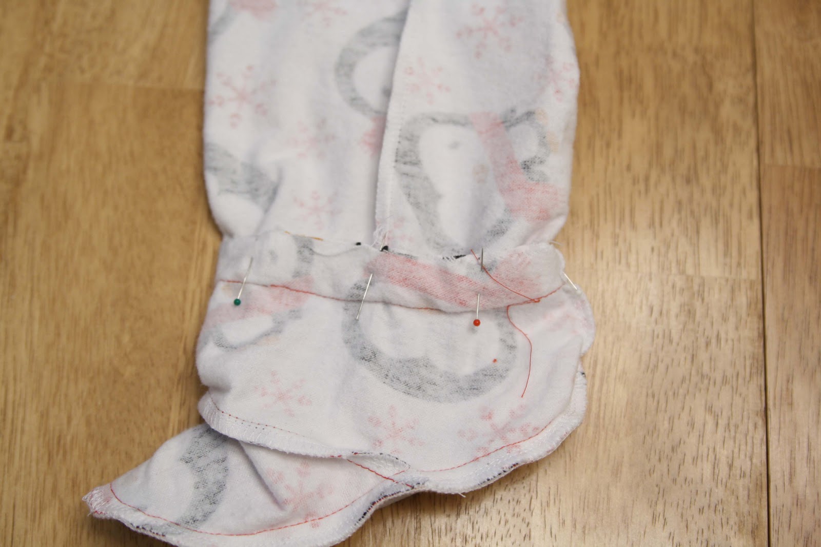 Adding footies to pajamas Melly Sews