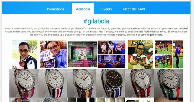 I just did a quick tag of my latest #gilabola moments from my Instagram account